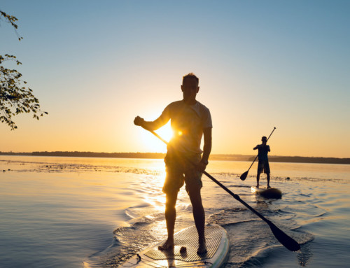 Relieve stress with stand up paddle boarding