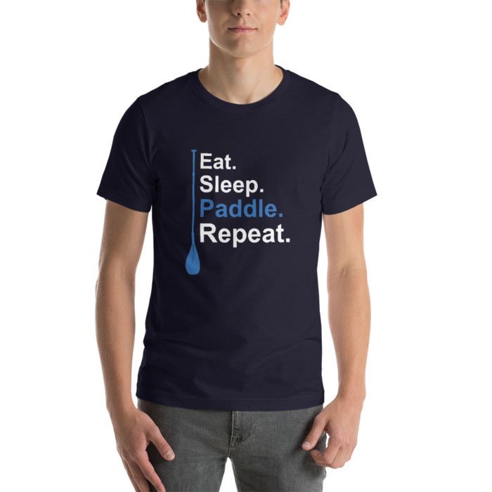 Buy Eat. Sleep. Paddle. Repeat. SUP Paddleboard Dark T-Shirts