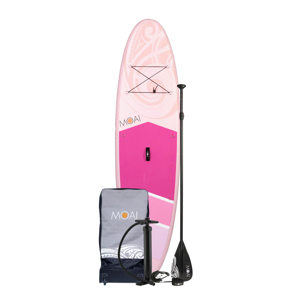 Buy MOAI 10’6” Pink Women's Series Inflatable SUP All Round Stand Up Paddle Boards Ireland