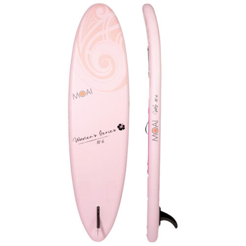 Buy MOAI 10’6” Pink Women's Series Inflatable SUP All Round Stand Up Paddle Boards Ireland