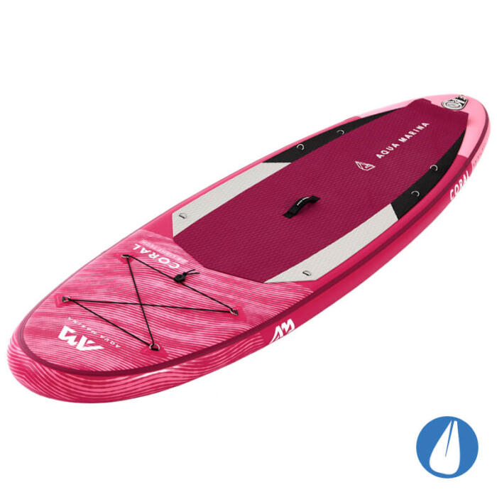 Aqua Marina CORAL All Round Advanced Inflatable Paddle Board - Buy Online in Ireland